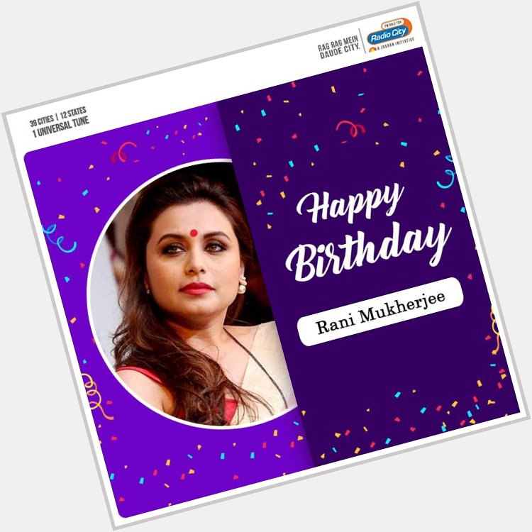 Wishing the gorgeous Rani Mukerji a very Happy Birthday! 