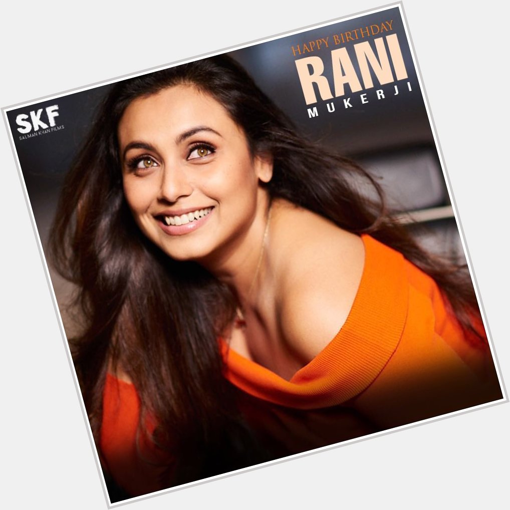 Wishing Rani Mukerji a very happy birthday! We can\t wait for Hichki!  