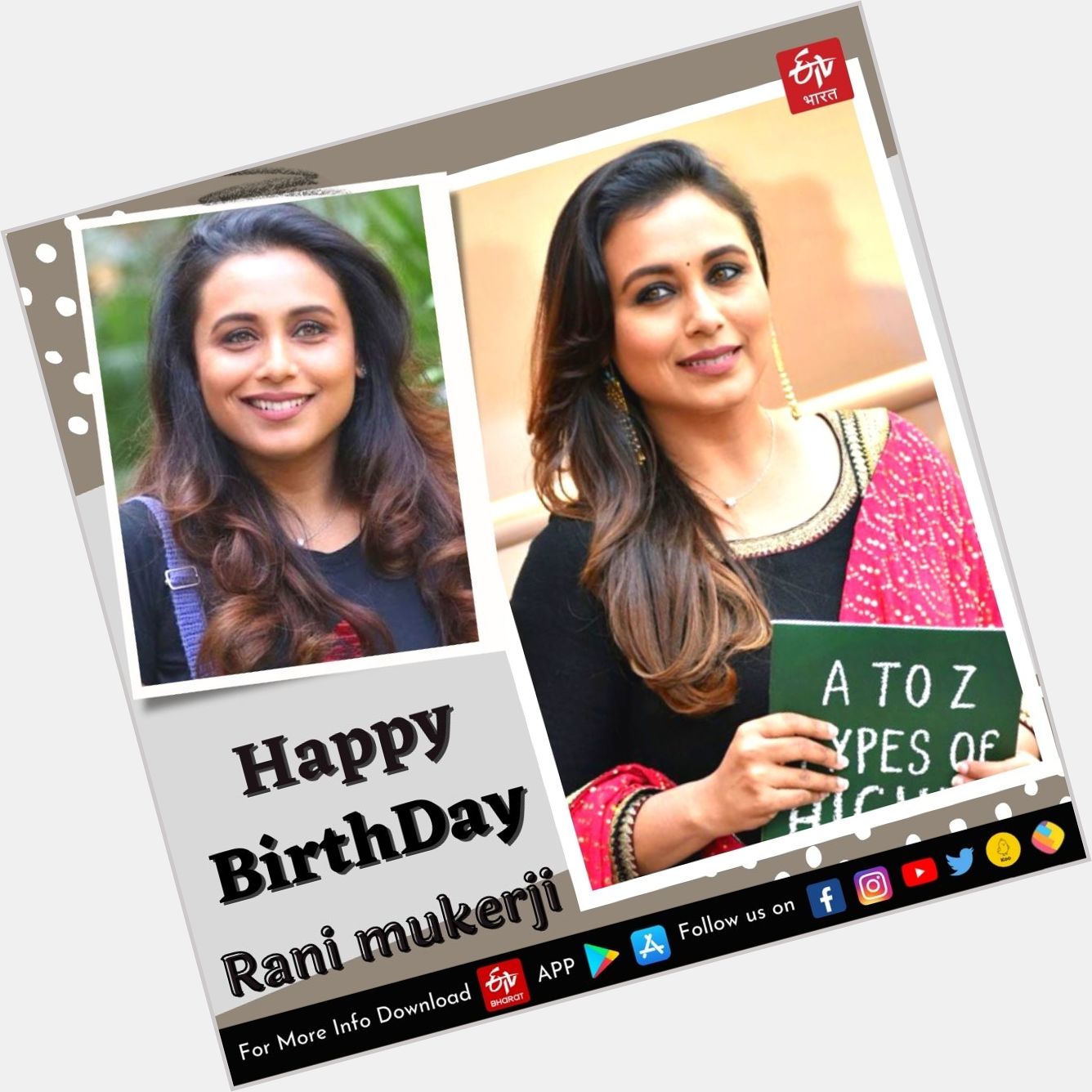 Happy Birthday Rani Mukerji.   