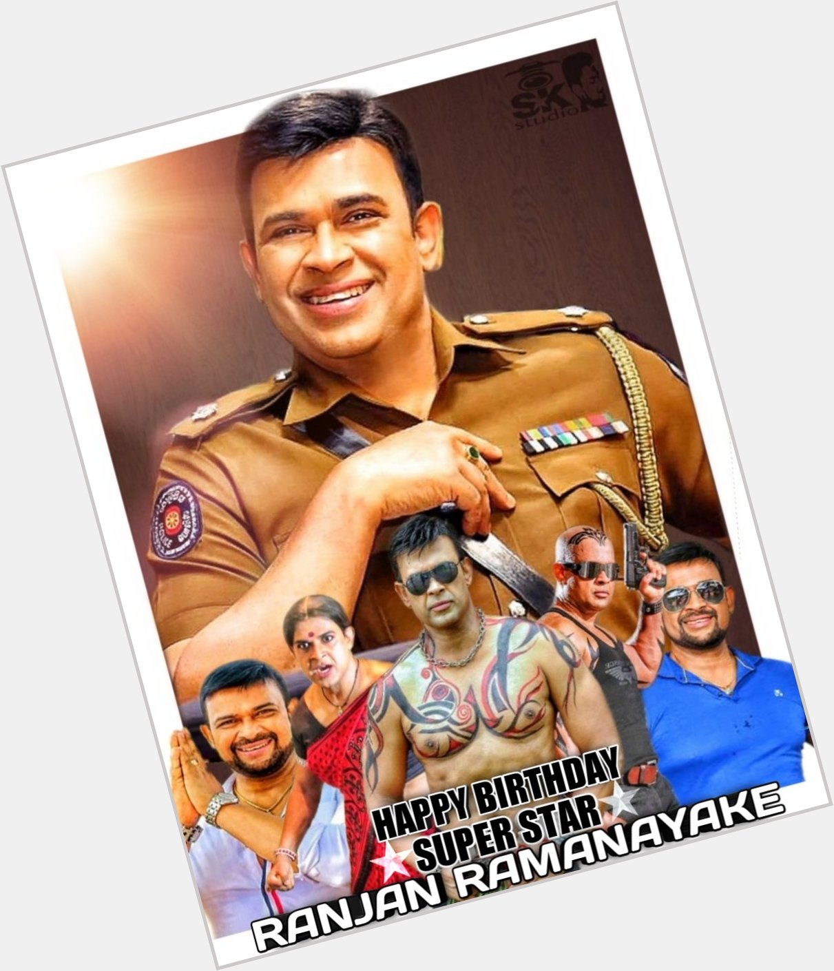 Happy birthday super star ranjan ramanayake    