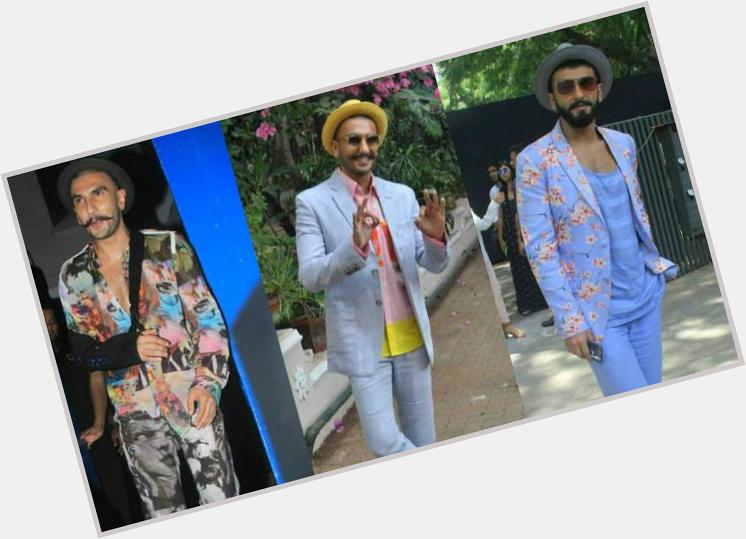 Pics: Happy Birthday Ranveer Singh - Check out his quirky style file 