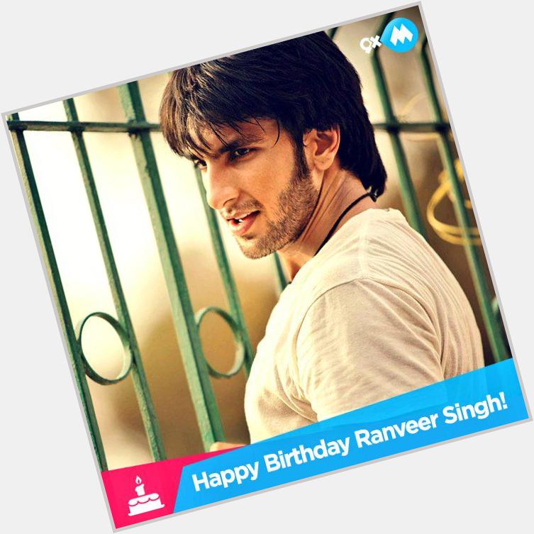  Happy Birthday Ranveer Singh! Tell us which is your favorite movie? 