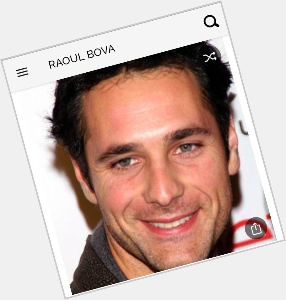 Happy birthday to this great actor.  Happy birthday to Raoul Bova 