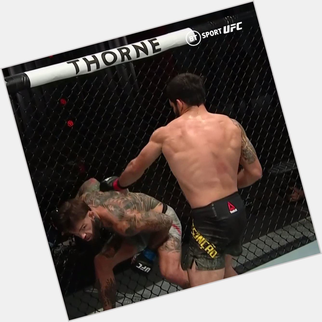 Happy birthday,  His insane knockout of Raphael Assuncao is even better in slow motion 
