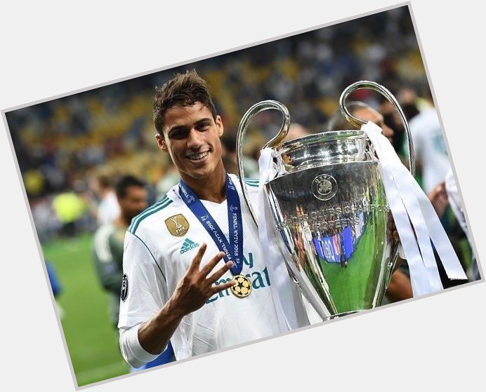Happy 26th birthday to Raphael Varane! Youngest RM player ever to win 4 Champions League titles    