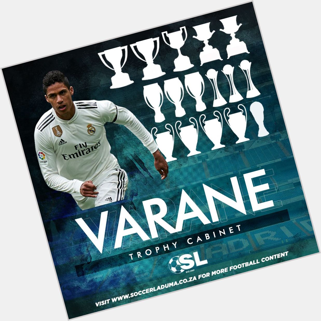 Happy Birthday to Real Madrid defender, Raphaël Varane!   