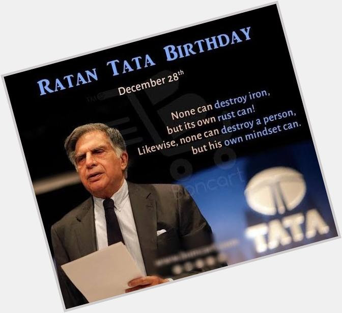 Happy birthday Ratan Tata ji! 