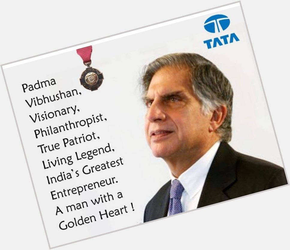 Happy Birthday Ratan Tata sir 
This man is a golden hearts
Biggest donor in the whole world      