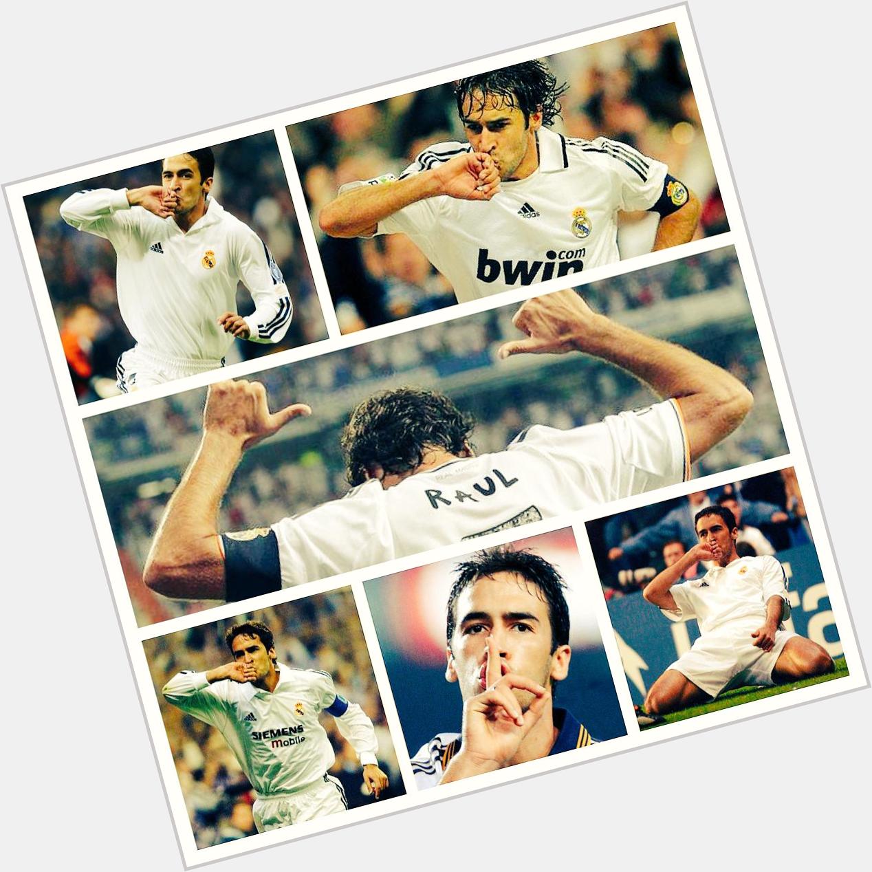 Happy Birthday Raul Gonzalez!! Happy birthday to Real Madrid legend ! 