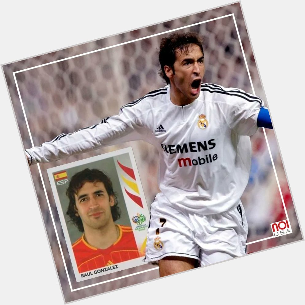 Happy birthday to the Real Madrid legend: Raúl González! Grande Raúl!!! 