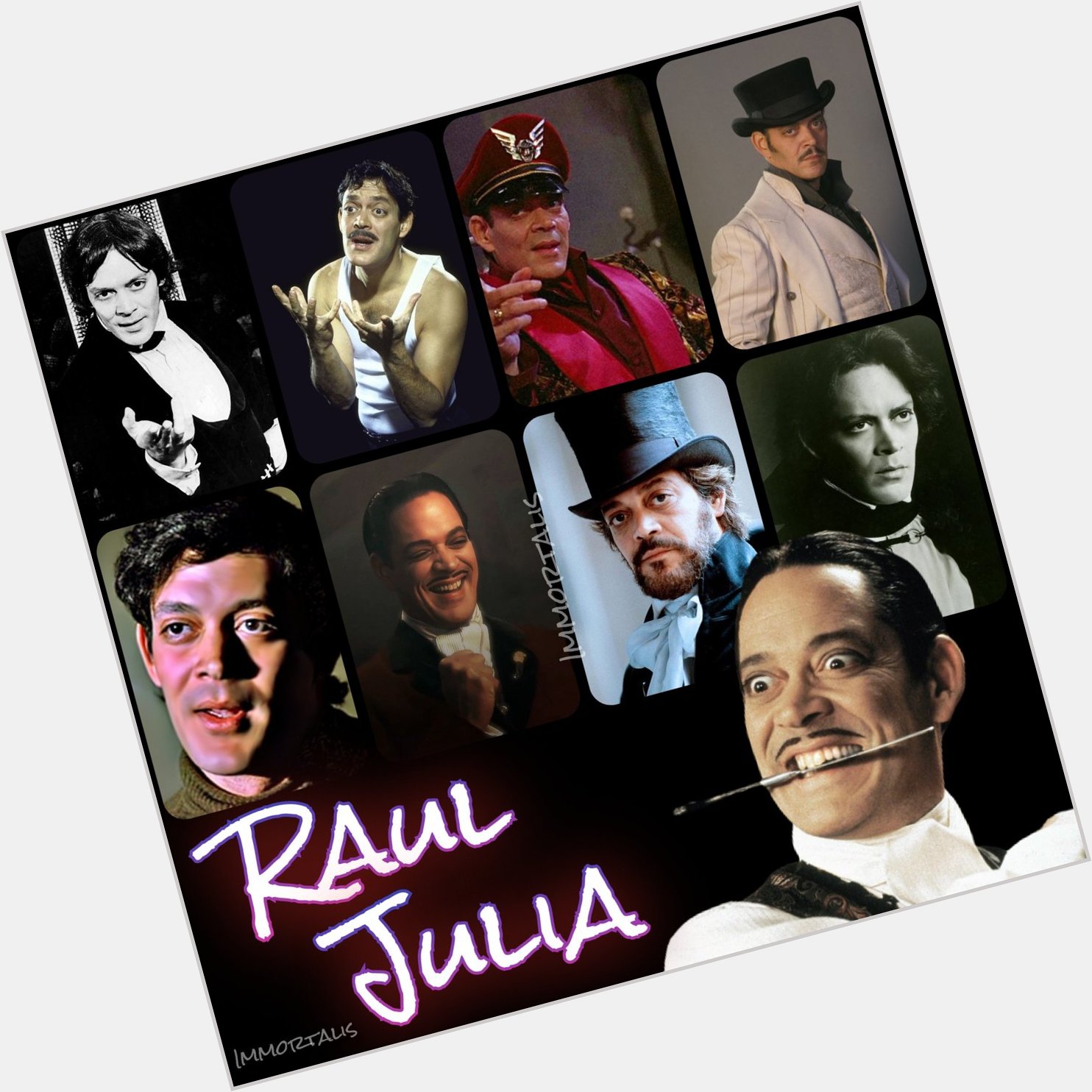 Happy birthday to the late, great, Raul Julia. 

He is missed. 