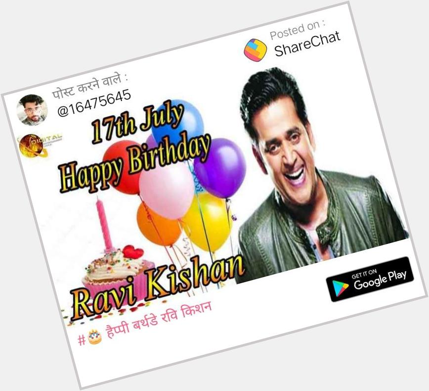 Happy birthday Ravi kishan bhaiya 