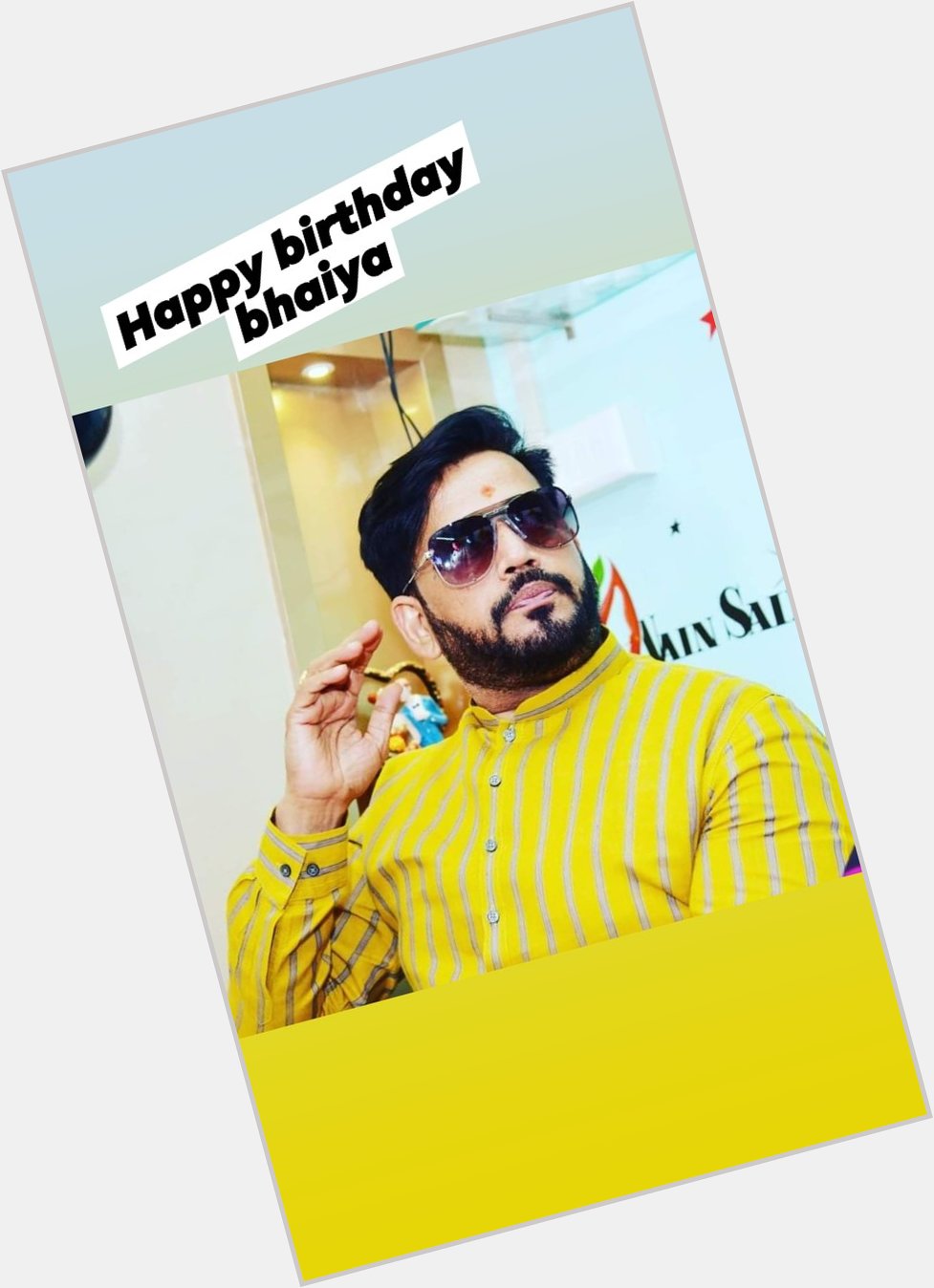 Happy birthday Bhaiya              