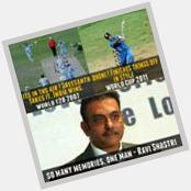 Happy Birthday, Ravi Shastri - The Voice of Indian Cricket...  