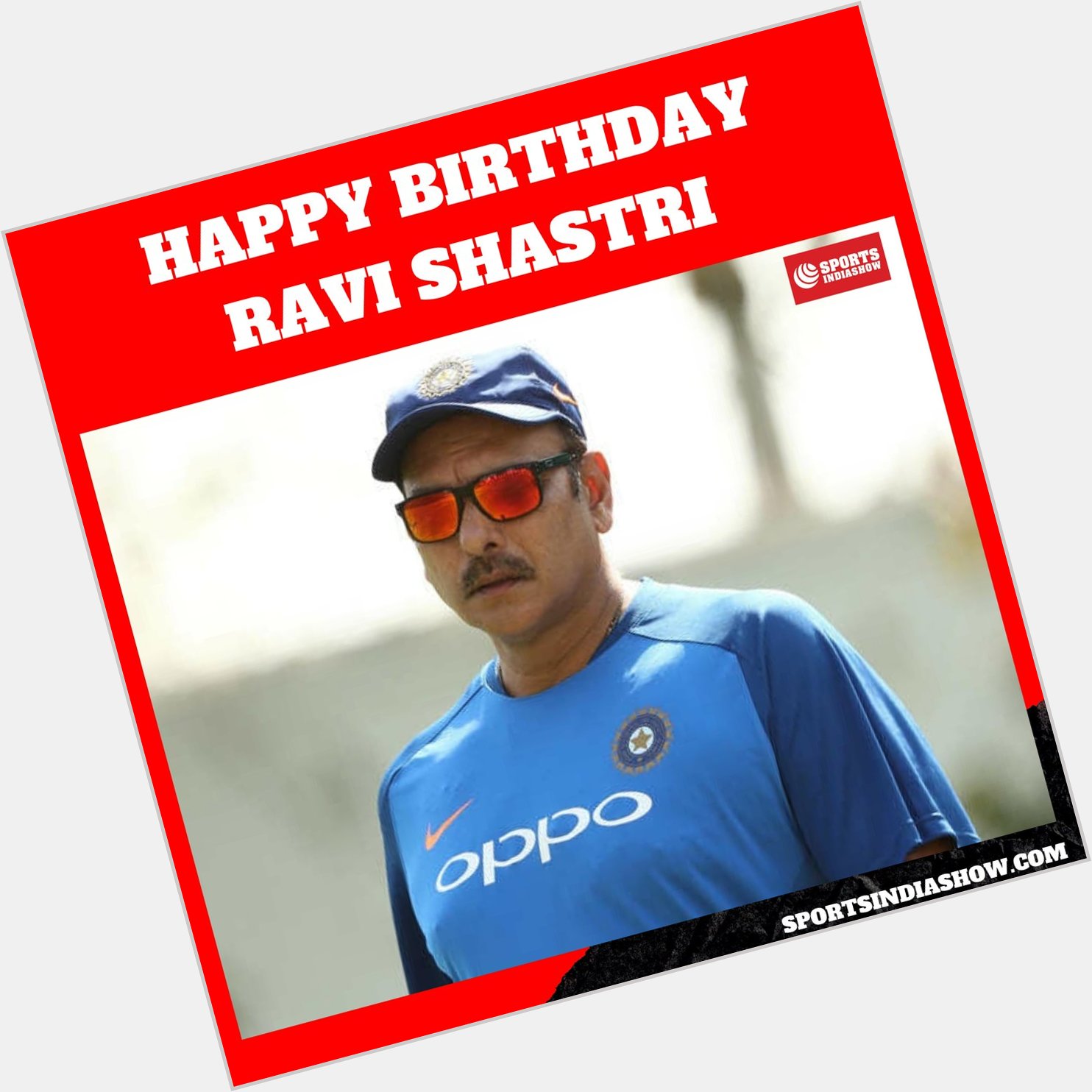 Wishing Ravi Shastri ( ) a very Happy birthday  Have a great one coach!   