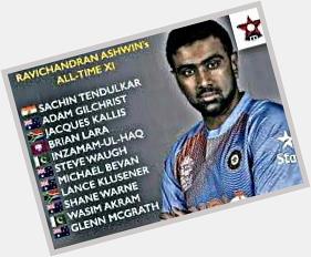 Happy Birthday  Here Is Ashwin\s All Time XI Which he Picked In Apr 2016 