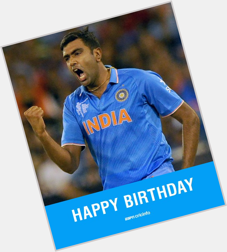  Happy Birthday to Team India spinner Ravichandran Ashwin, the fastest Indian bowler to 100 Test wickets 