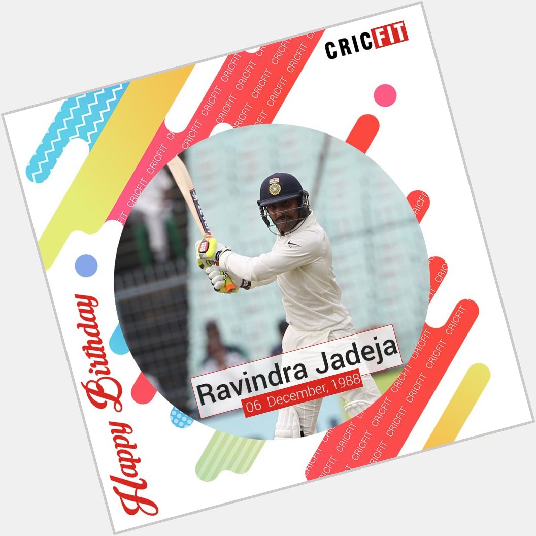 Cricfit Wishes Ravindra Jadeja a Very Happy Birthday! 