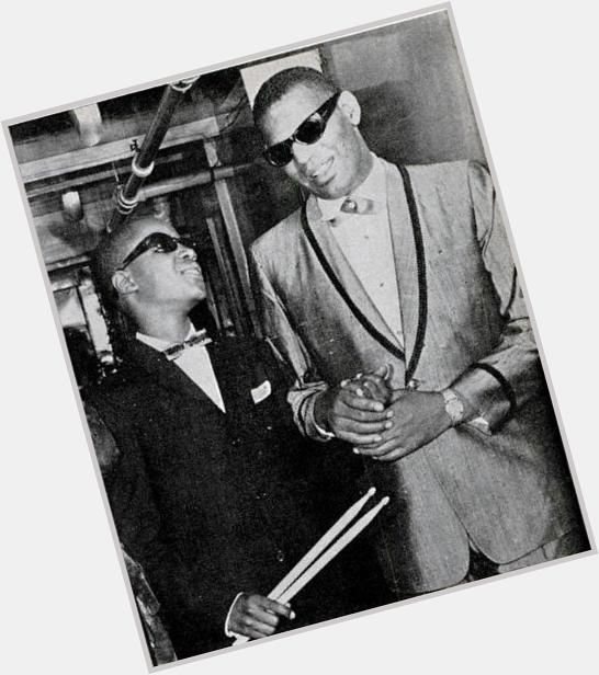 Happy birthday Ray Charles. Heres a great picture of him with Little Stevie Wonder... 
