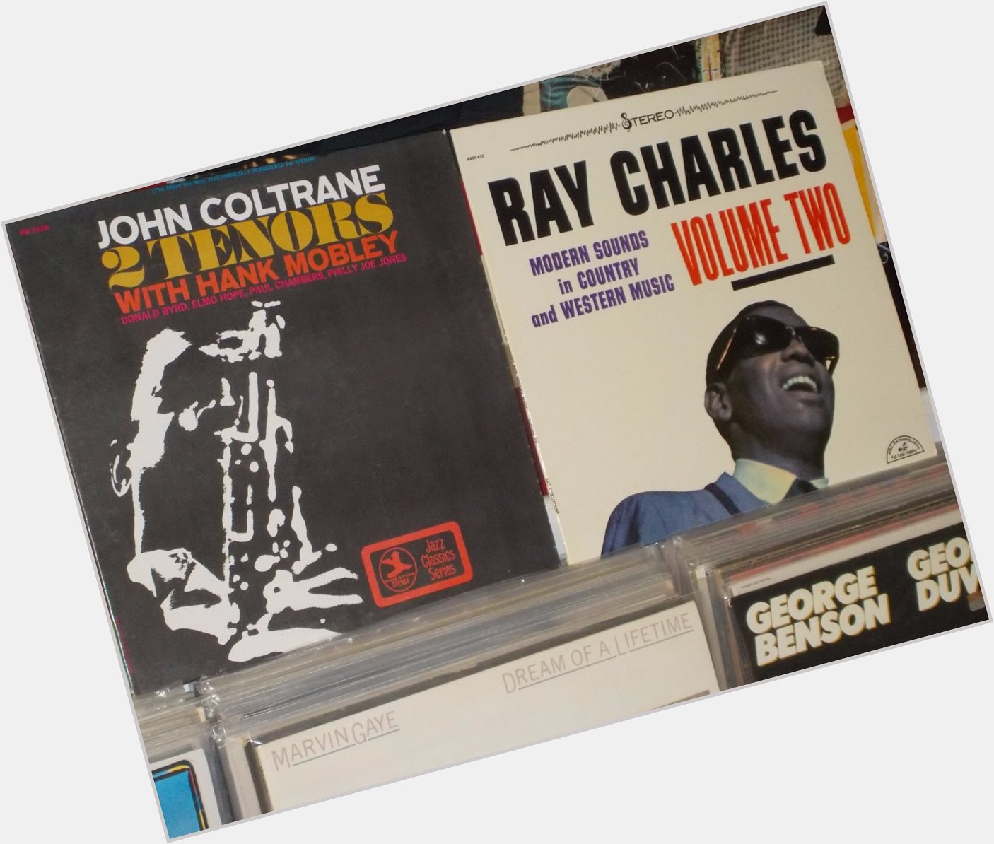 Happy Birthday to the late John Coltrane & the late Ray Charles 