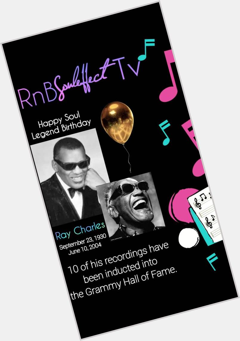 Happy Soul Legend Birthday 
Ray Charles  10 of his recordings have been inducted into the Grammy Hall of Fame. 