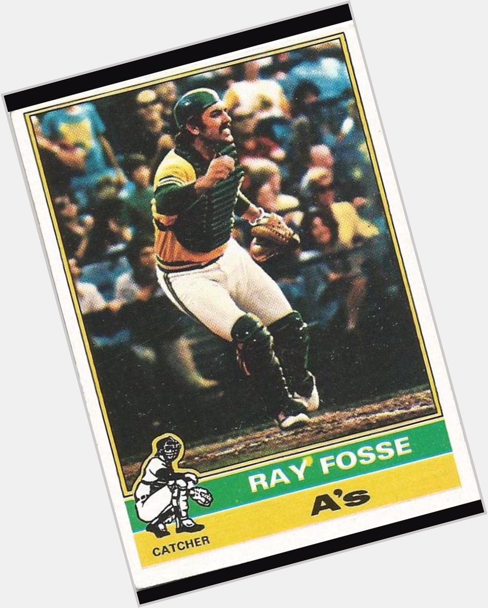   Happy Birthday to Ray Fosse!! 
All the best, 