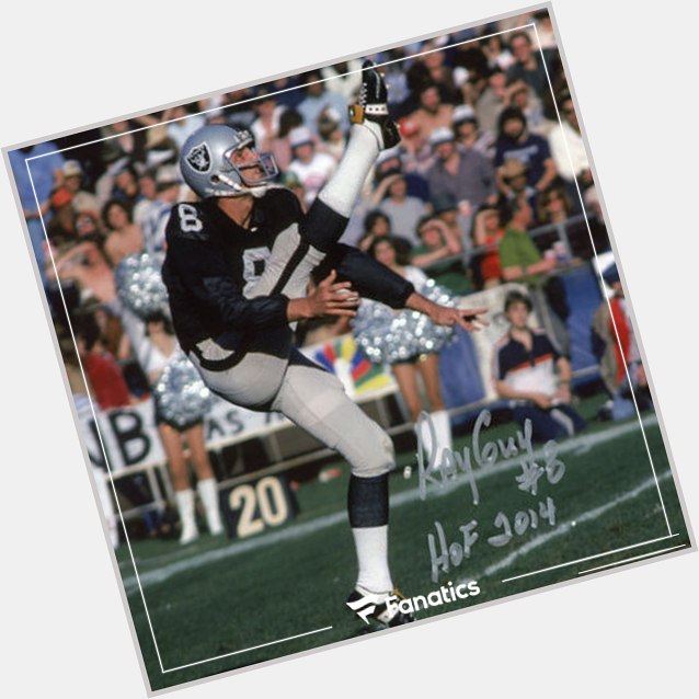 Happy Birthday Ray Guy!

He became the first pure punter inducted into the (2014). 