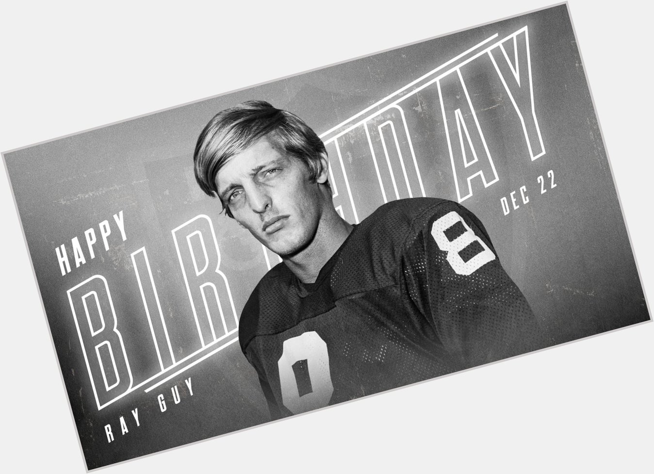 Happy birthday to Hall of Famer, Ray Guy 