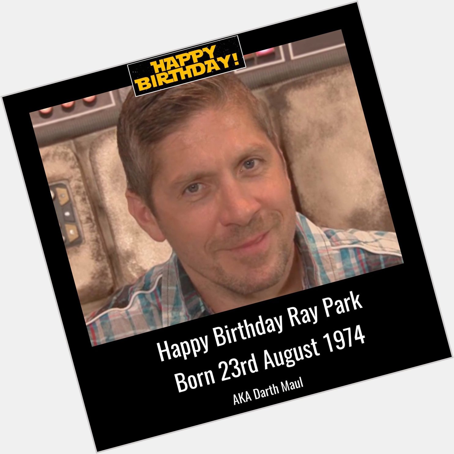 Happy Birthday Ray Park aka Darth Maul. Born 23rd August 1974.    