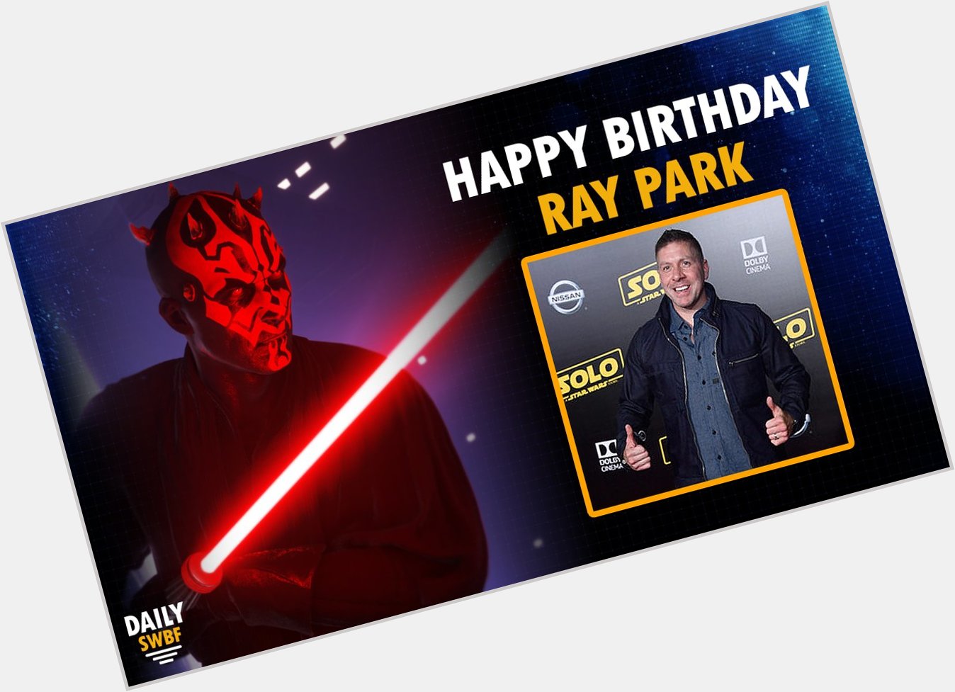 Happy birthday to the son of Dathomir, Ray Park! 