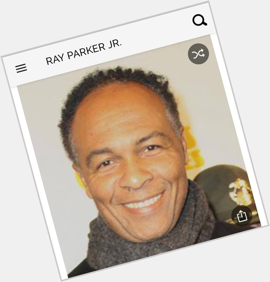 Happy birthday to this great singer. Happy birthday to Ray Parker Jr. 