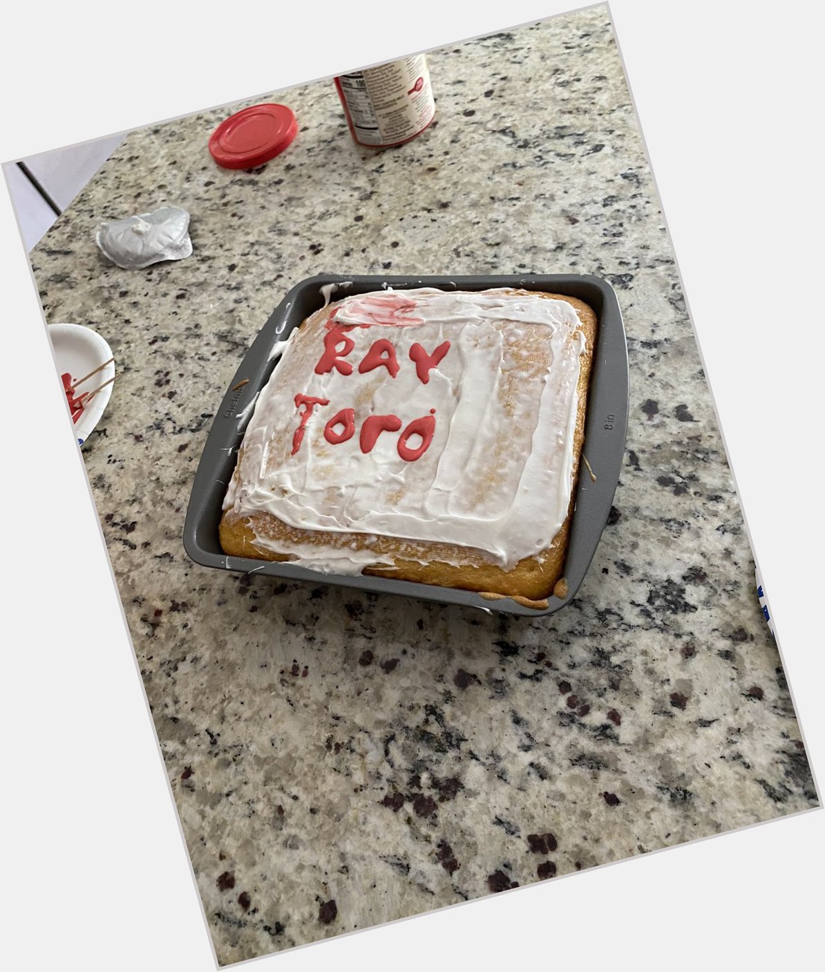 Ray toro cake!!! happy birthday!!!!   