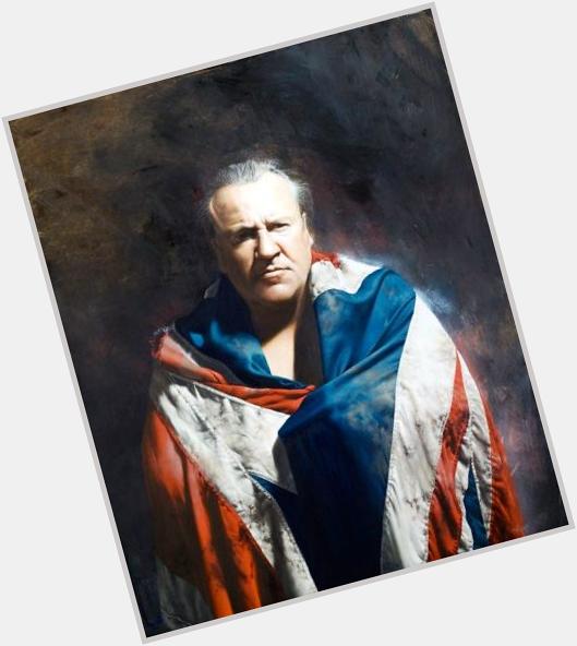 On this day born, 19 Feb 1957, Happy 58th Birthday, Ray Winstone!
Painting: The Flag Bearer by Mitch Griffiths (2009) 