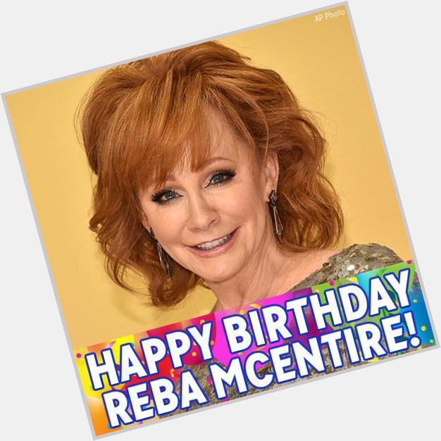 Happy birthday to Country music star Reba McEntire! 