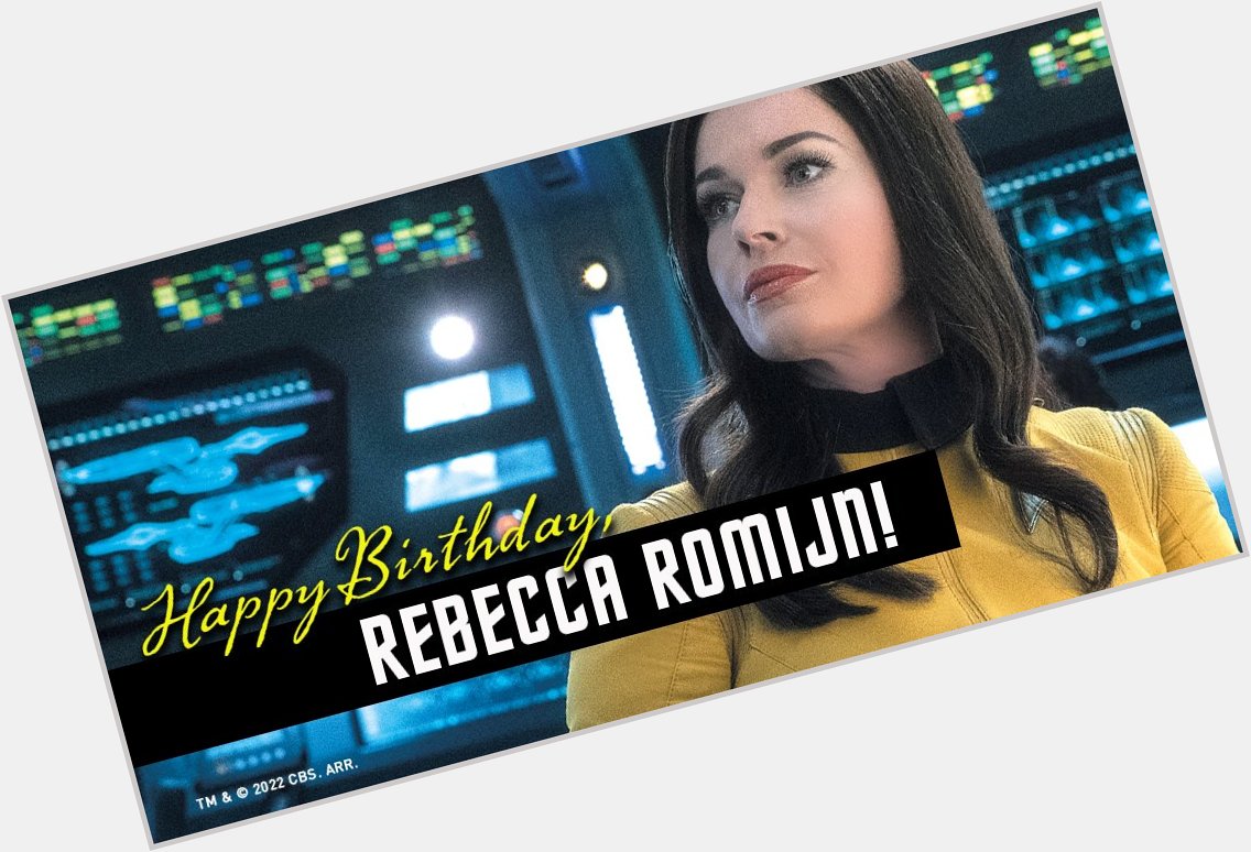 Happy Birthday, Rebecca Romijn!   