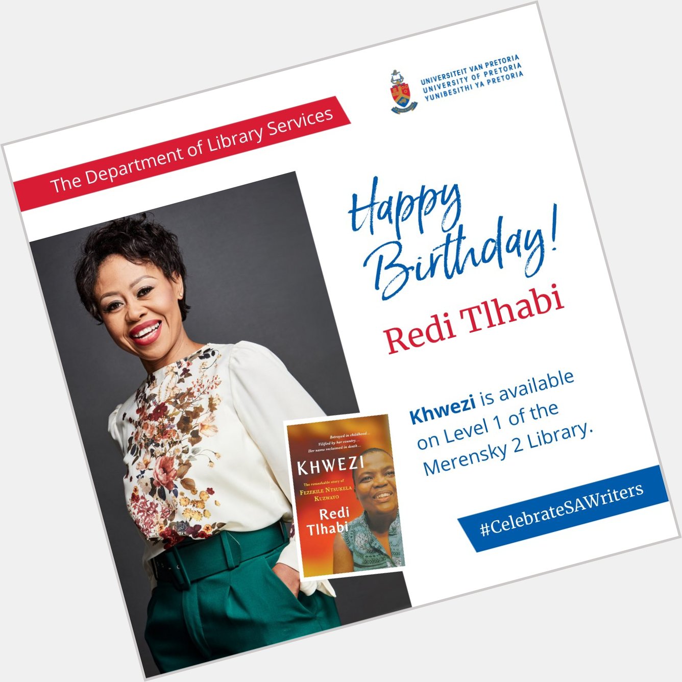 Happy birthday to one of South Africa\s best-loved radio personalities, Redi Tlhabi. 