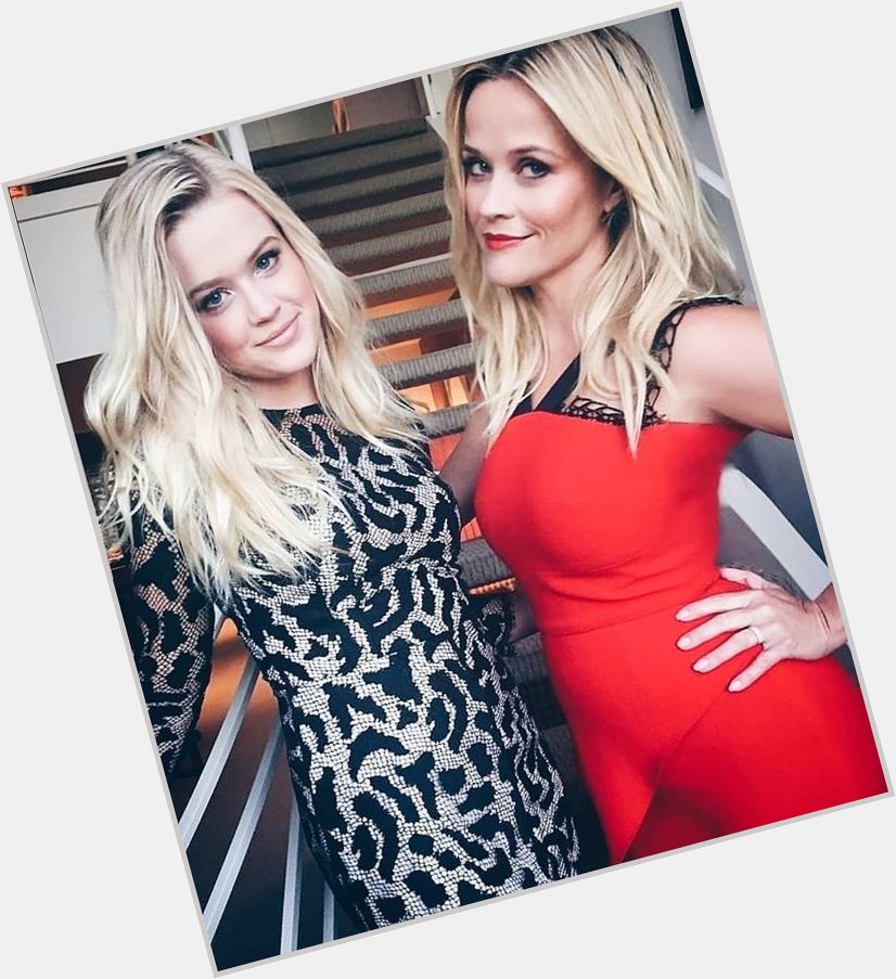 Reese Witherspoon and her daughter/clone. Happy Birthday 