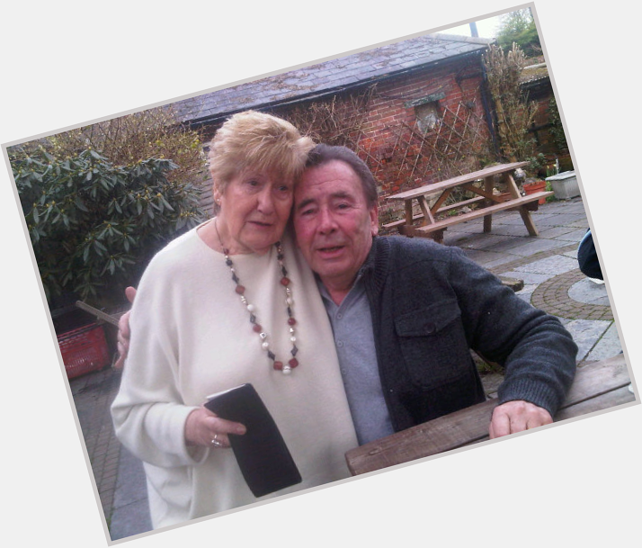 Happy Birthday Reg Presley, here he is with my mum. Spoiler alert: drink may have been taken... 