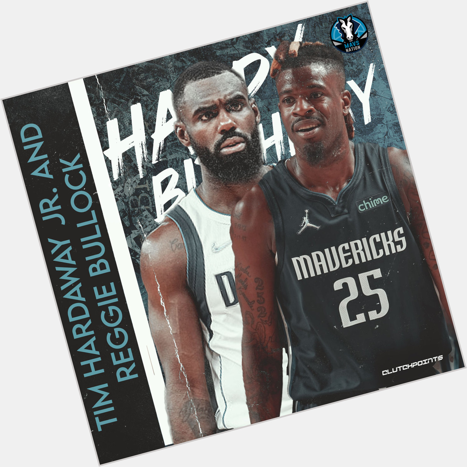 Mavs Nation, join us in wishing Tim Hardaway Jr. and Reggie Bullock a very happy birthday! 