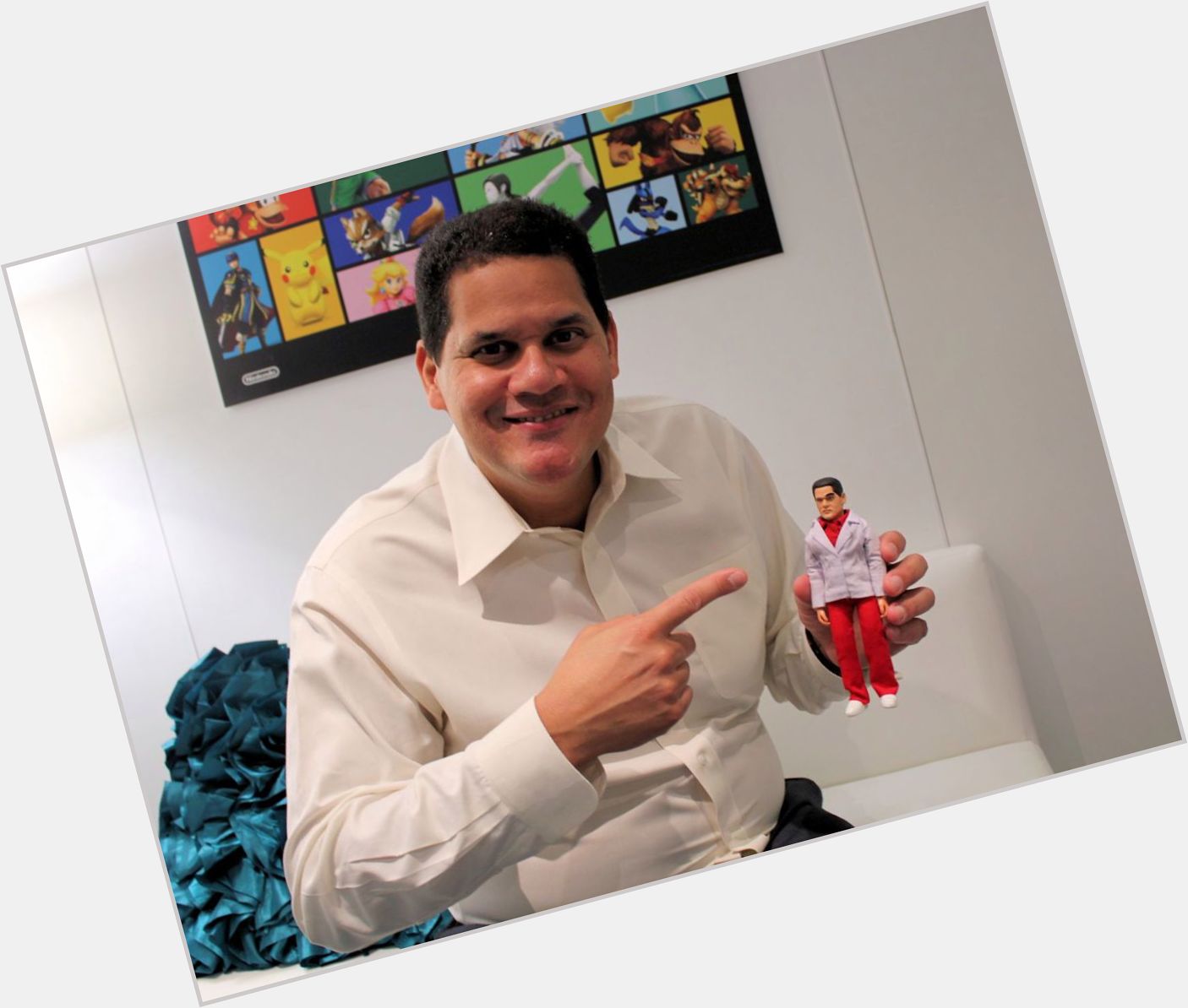 Happy 54th birthday to Reggie Fils-Aimé. 50 years older than the 3DS yet still going strong! :) 