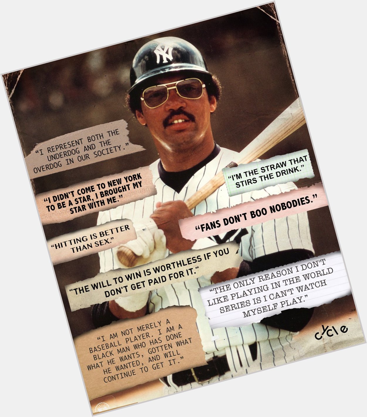 Nobody in baseball talked that talk like Reggie Jackson.

Happy birthday to the one and only. 