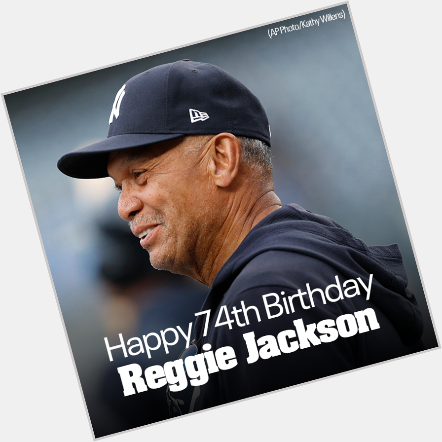 Mr. October!
Happy 74th birthday to baseball legend Reggie Jackson. 