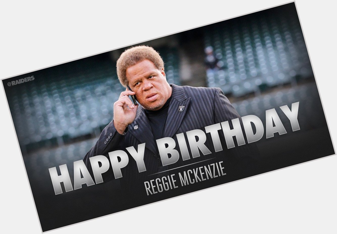 This one\s for the twins.

Happy birthday to GM Reggie McKenzie and college scout Raleigh McKenzie! 
