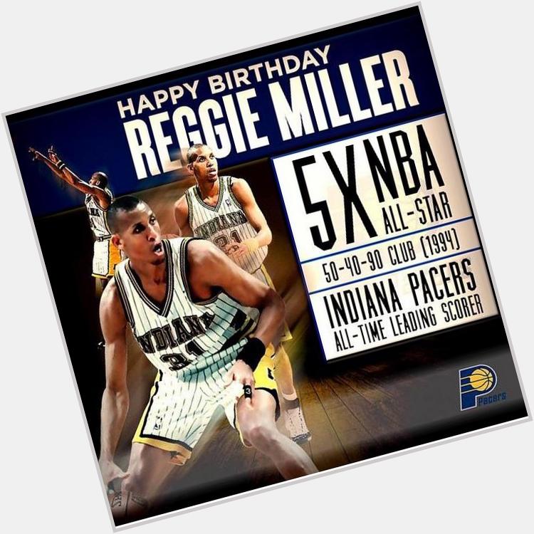 Happy Birthday to of the purest shooters and clutch players of all time. Reggie Miller. 