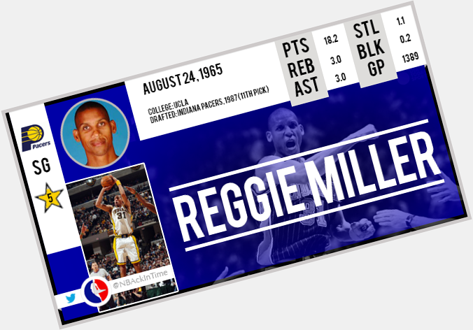 Happy Birthday Reggie Miller     