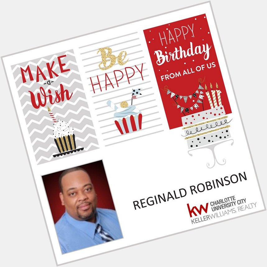 Happy Birthday,  Reginald Robinson!     