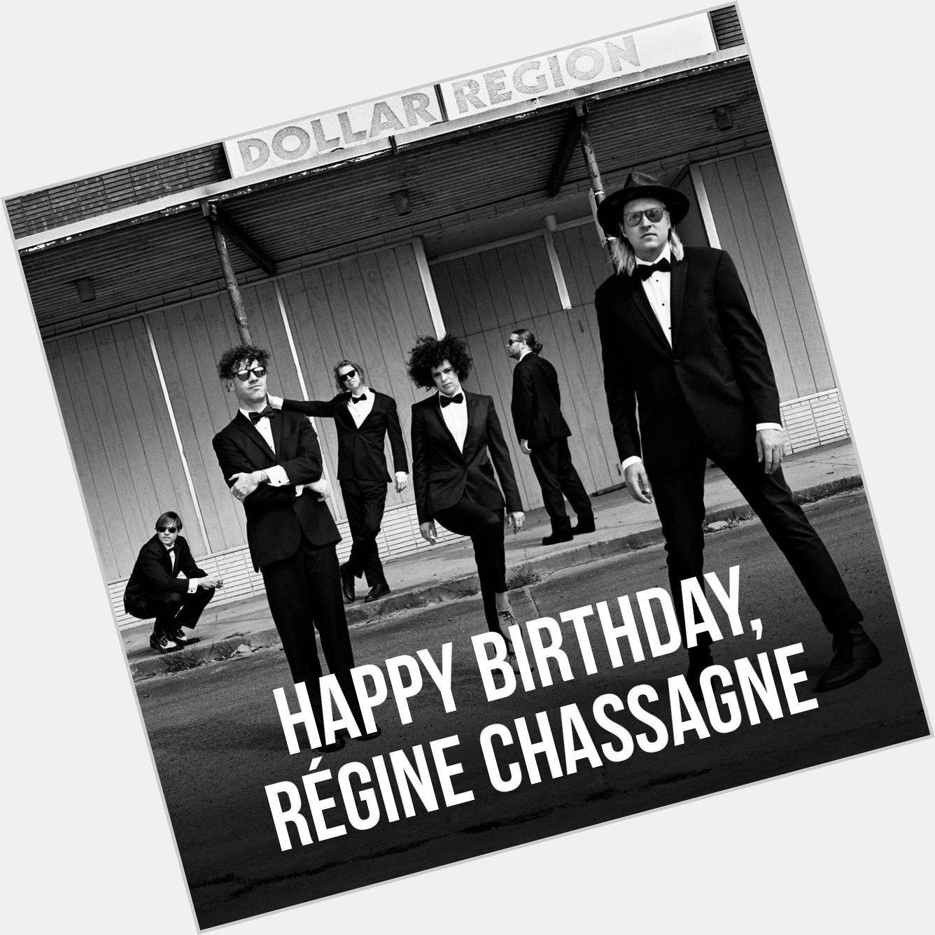 Happy birthday to Régine Chassagne of Celebrate by watching \"Electric Blue\" on  