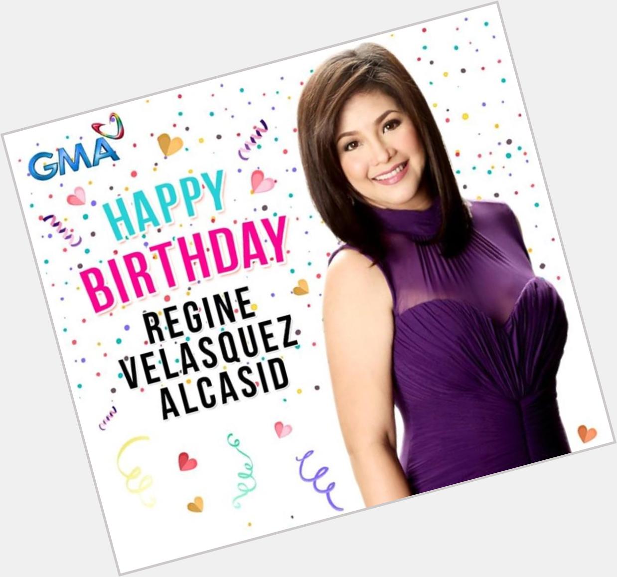 HAPPY BIRTHDAY to the one and the only ASIA\S SONGBIRD, REGINE VELASQUEZ! Stay blessed! 