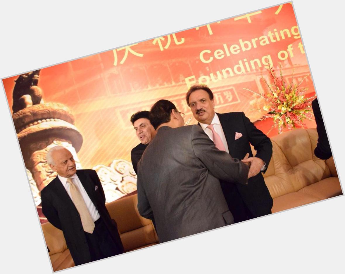  I wish a very happy birthday to my dear friend Rehman Malik, may Allah bless you and your family. 