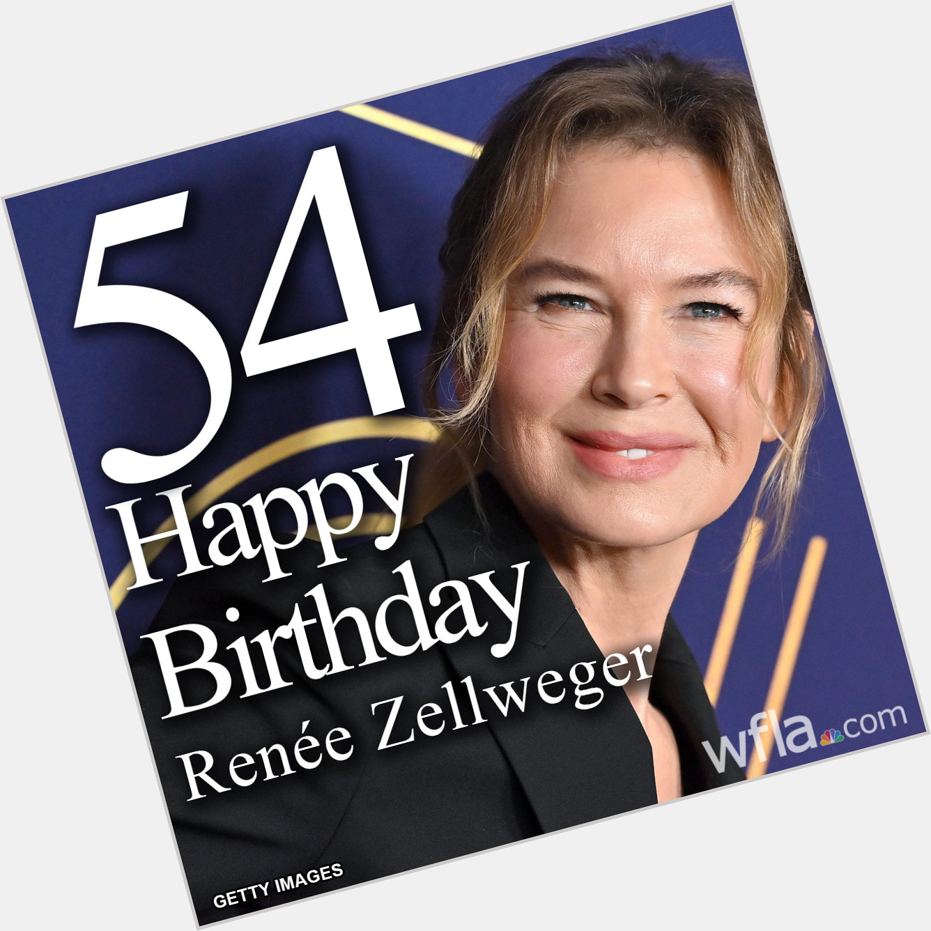 HAPPY BIRTHDAY, RENEE ZELLWEGER The Academy Award-winning actress turns 54 today!  